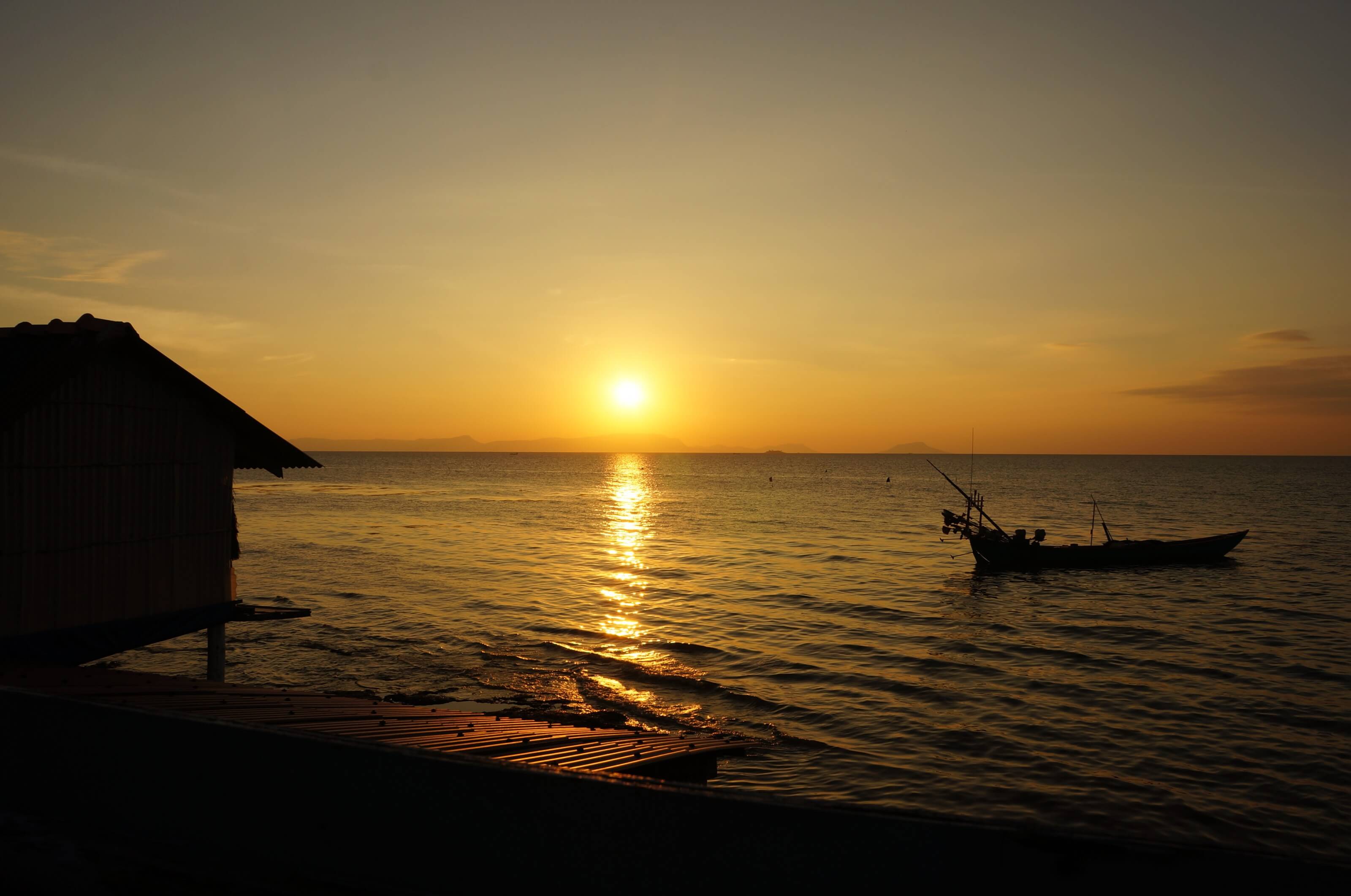 coucher de soleil cambodge