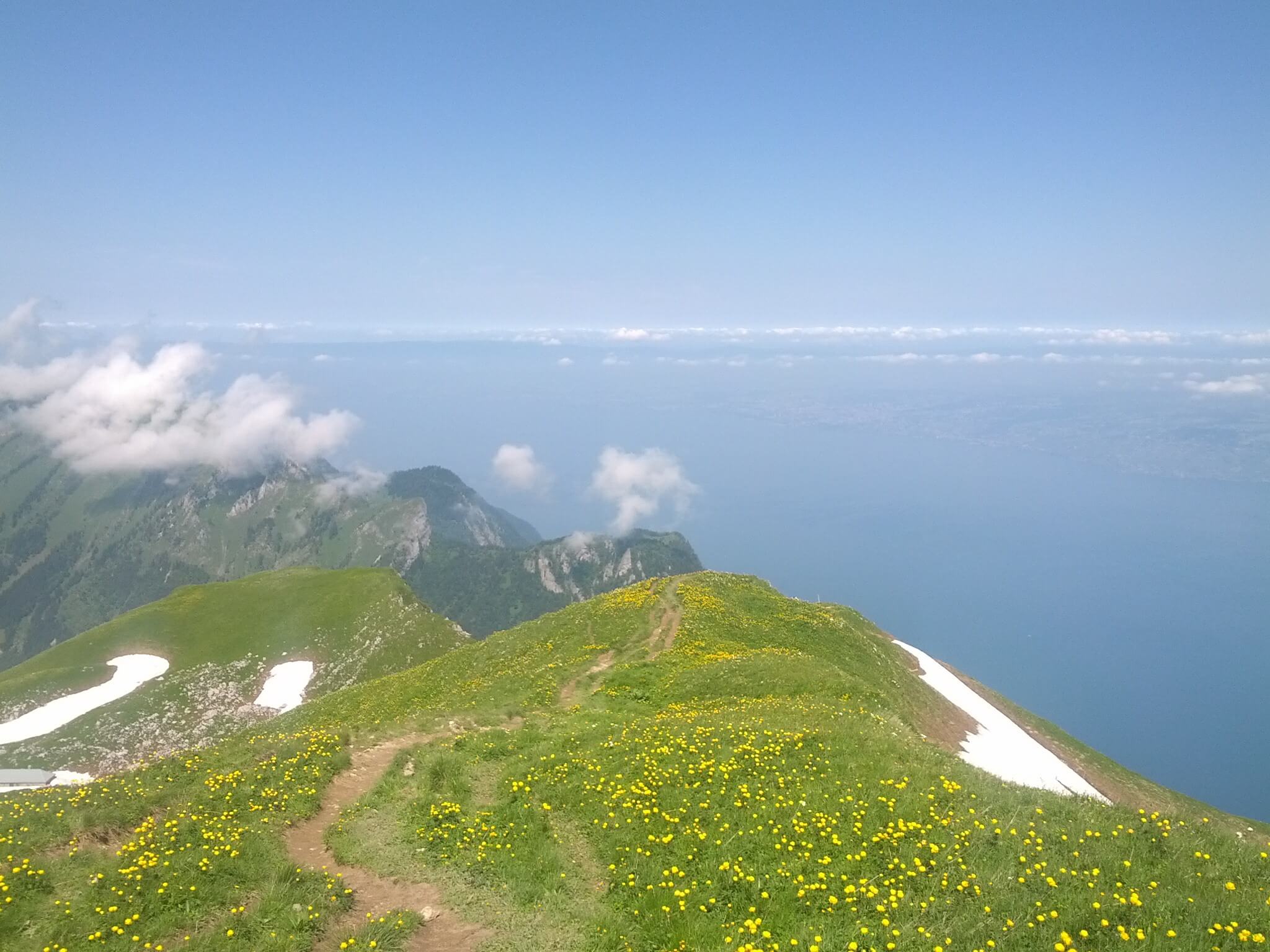 Vue depuis le Grammont, Valais Suisse