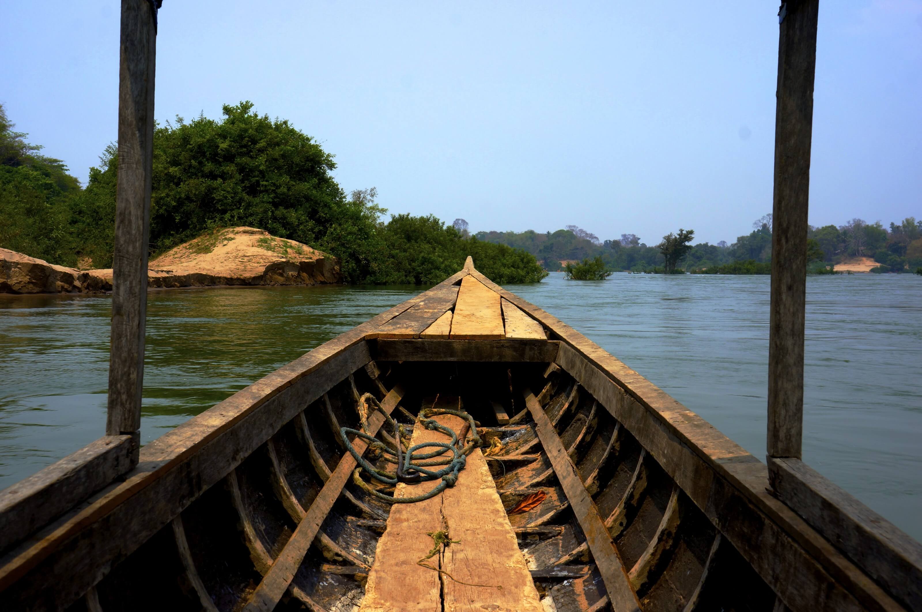 bateau au Laos