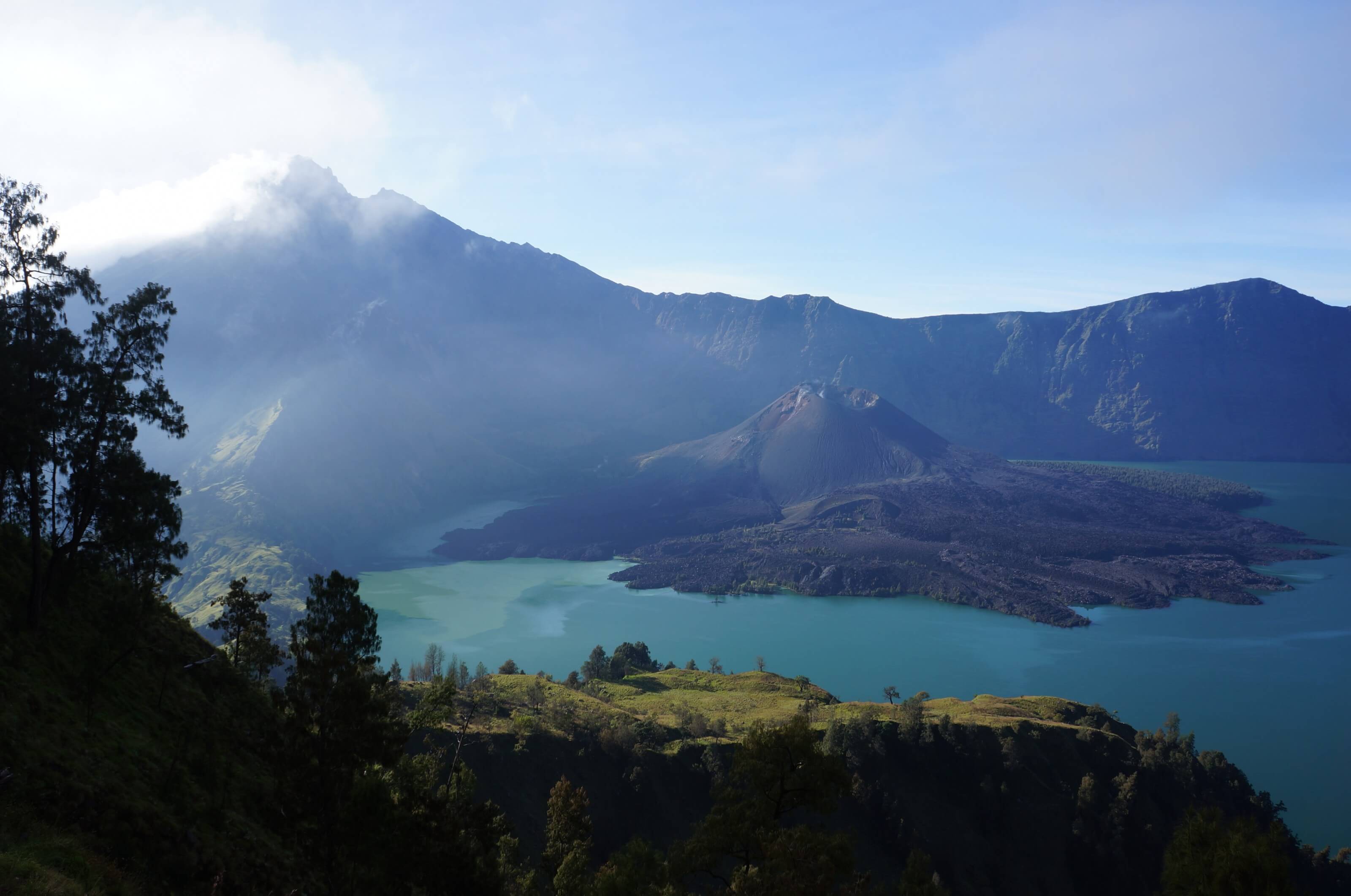 cratère du volcan Rinjani sur Lombok