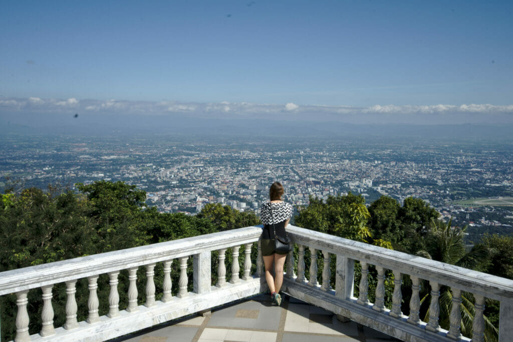 vue sur la ville Terrace in Chiang Mai