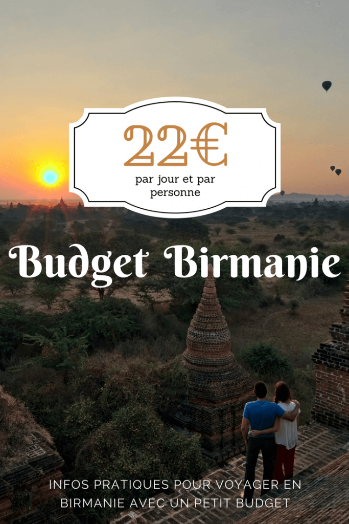 budget voyage en birmanie