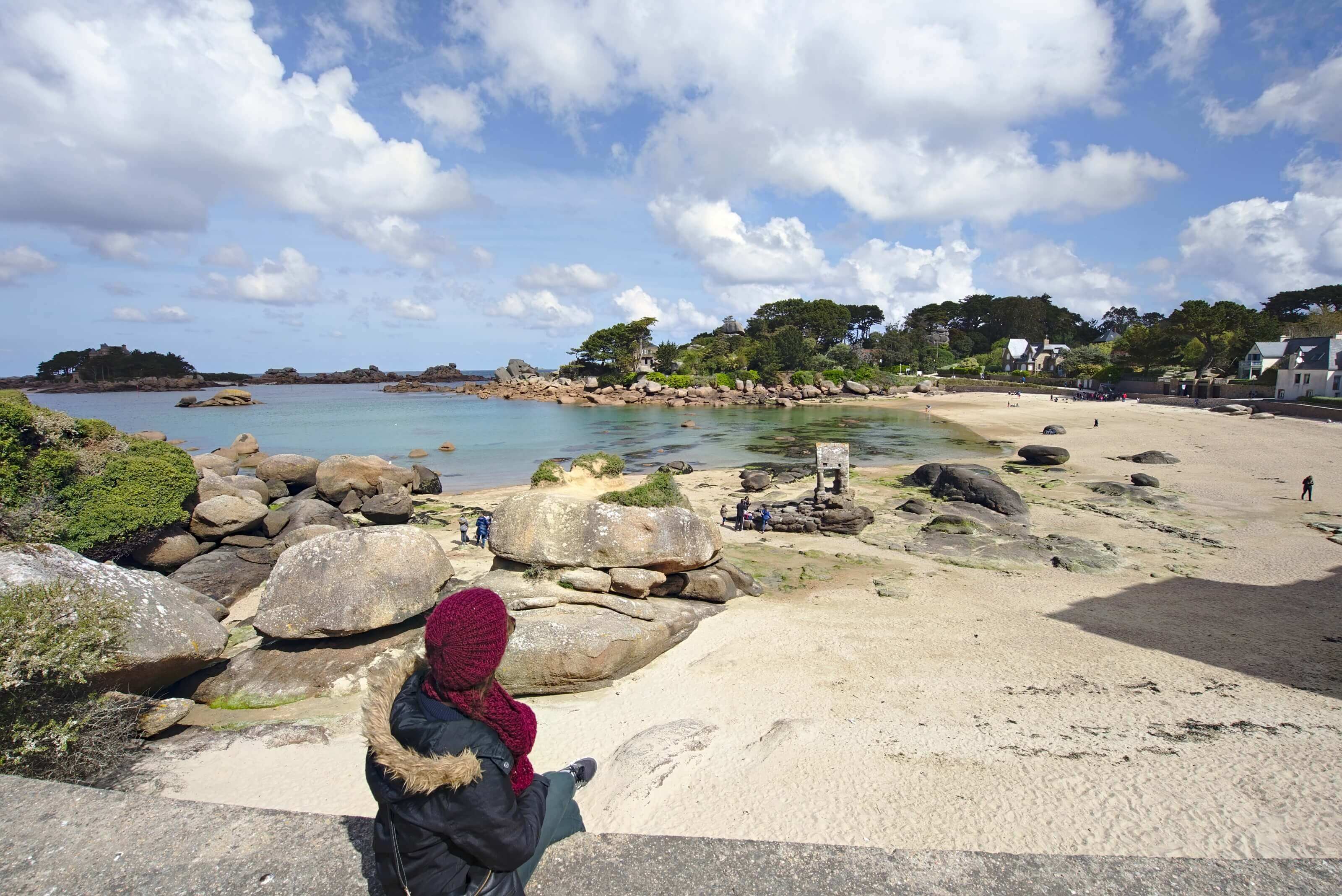 beach in st-guirec