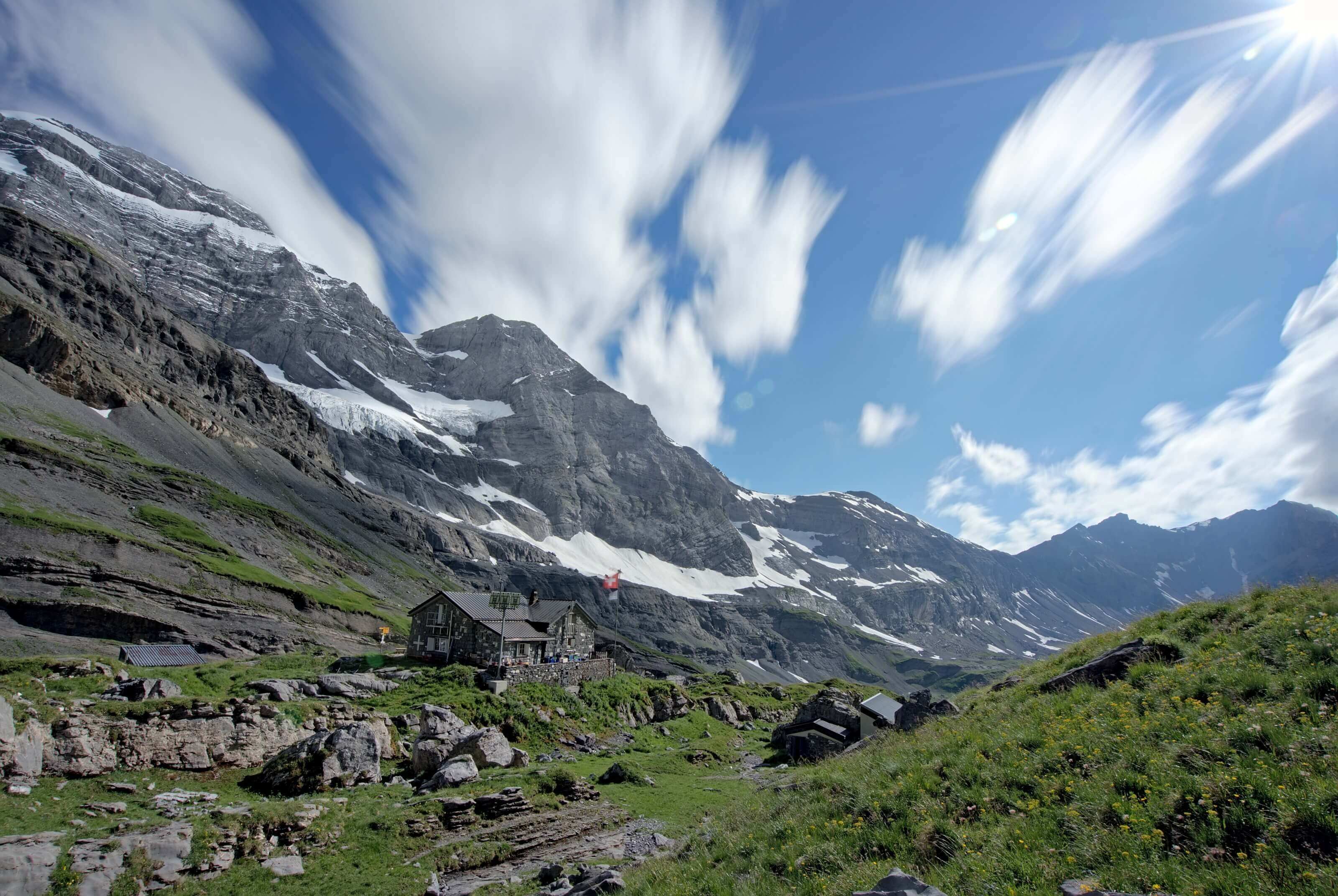 susanfe hut, valais