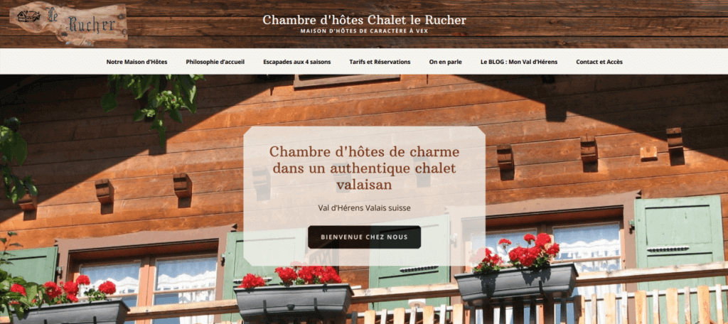 chalet le rucher accueil