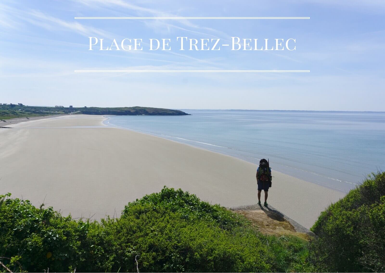 la plage de Trez Bellec