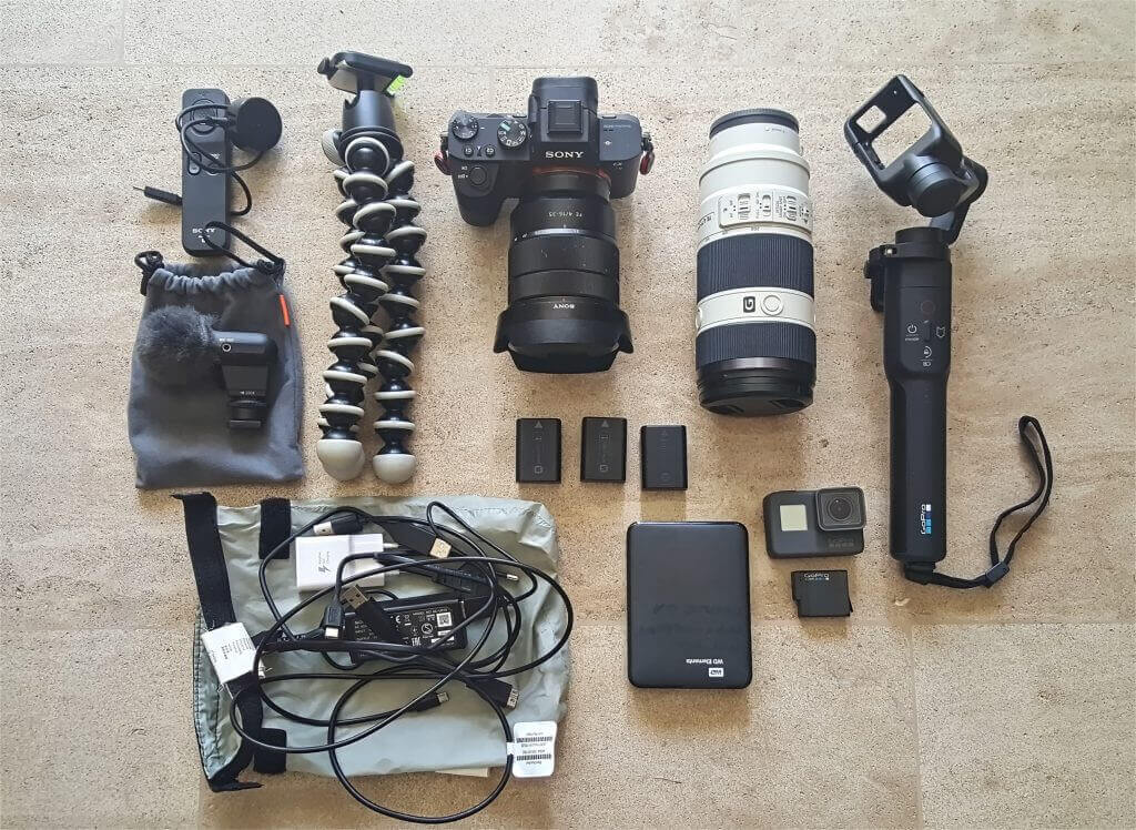 Our photo gear for traveling