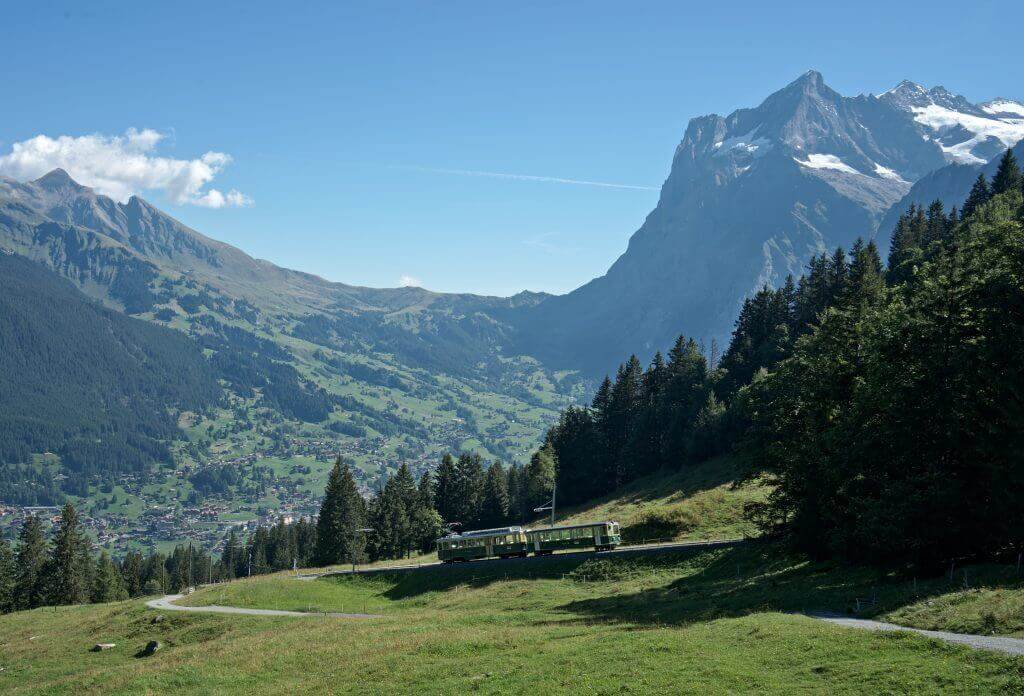 vue sur la grosse scheidegg