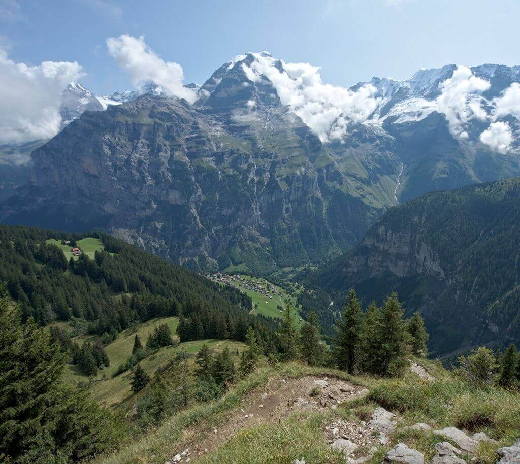 Jungfrau au-dessus de Mürren