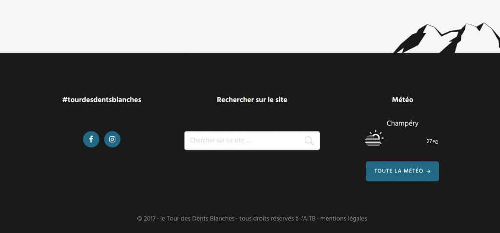 footer tour des dents blanches