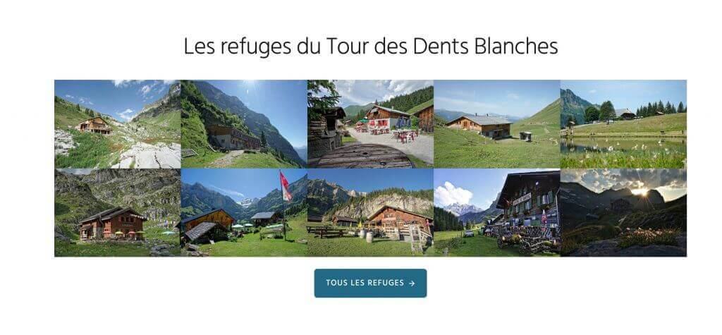 menu des refuges