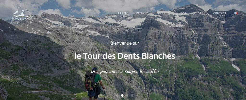 slider page d'accueil