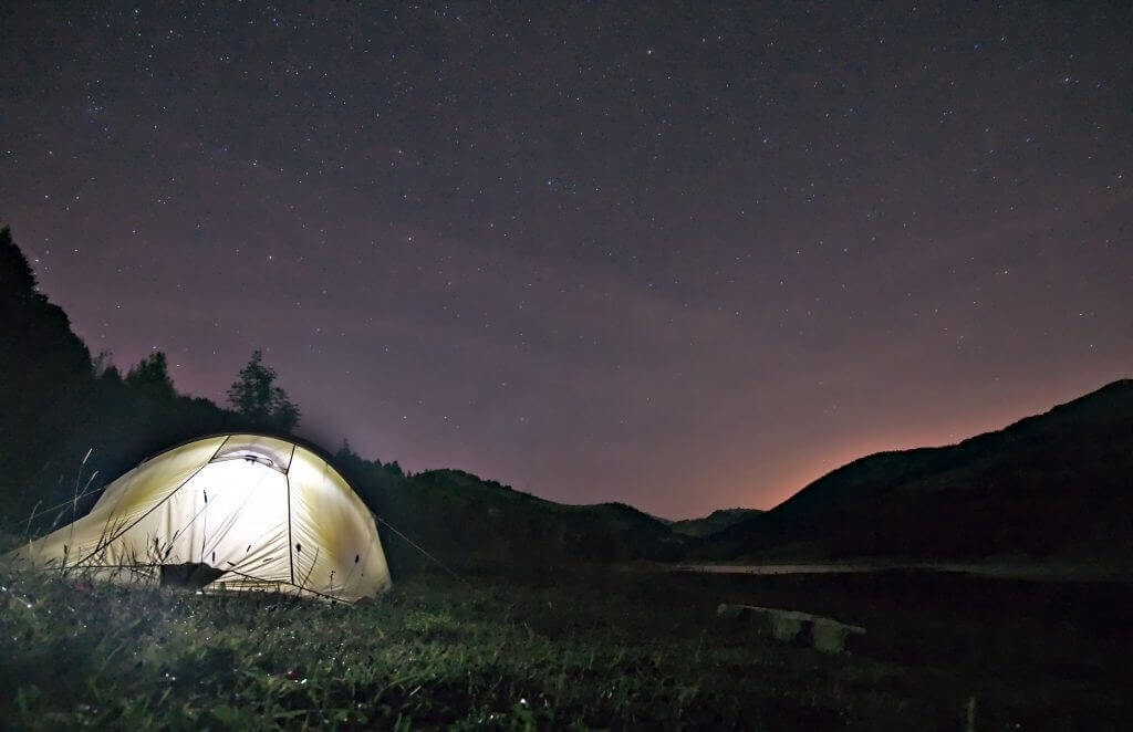 bivouac lac d'Hongrin