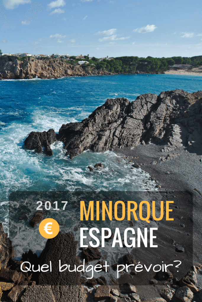 budget voyage à Minorque, baléares