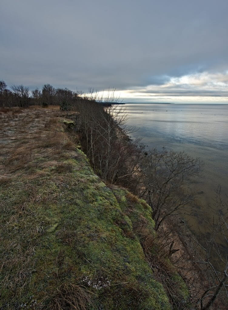 falaise mer baltique