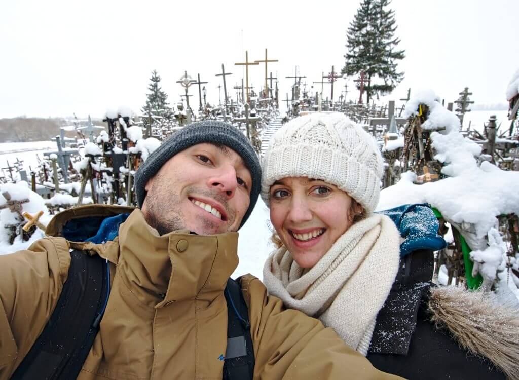 selfie à la colline des croix