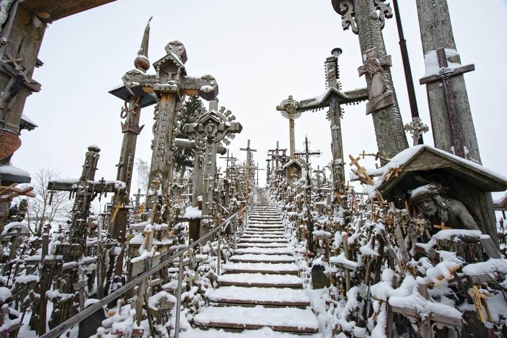 stairs at the hill of crosses