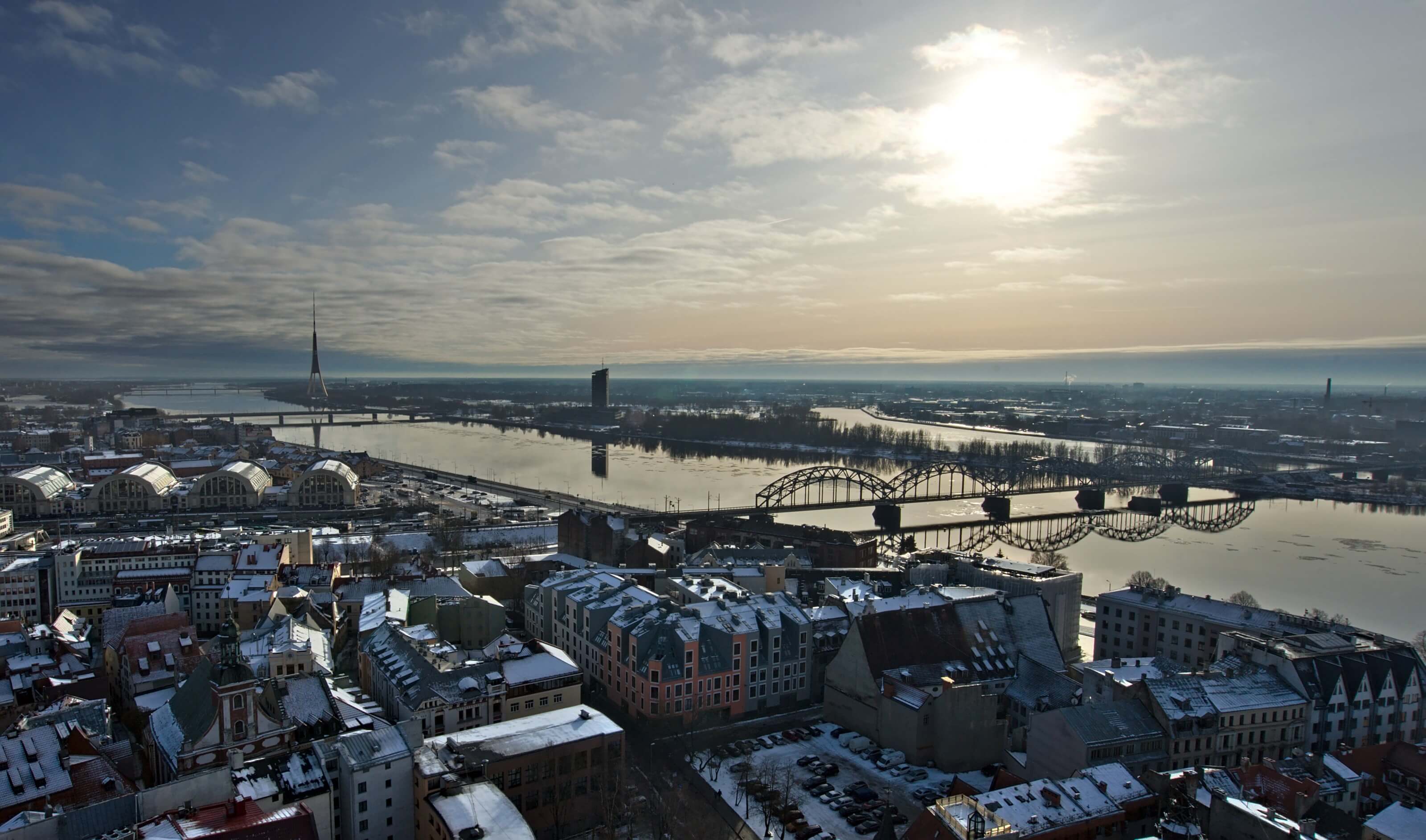 Riga riviere Daugava