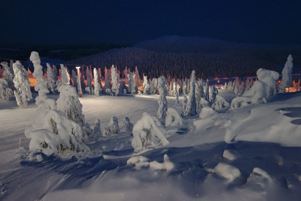 ski nuit ruka