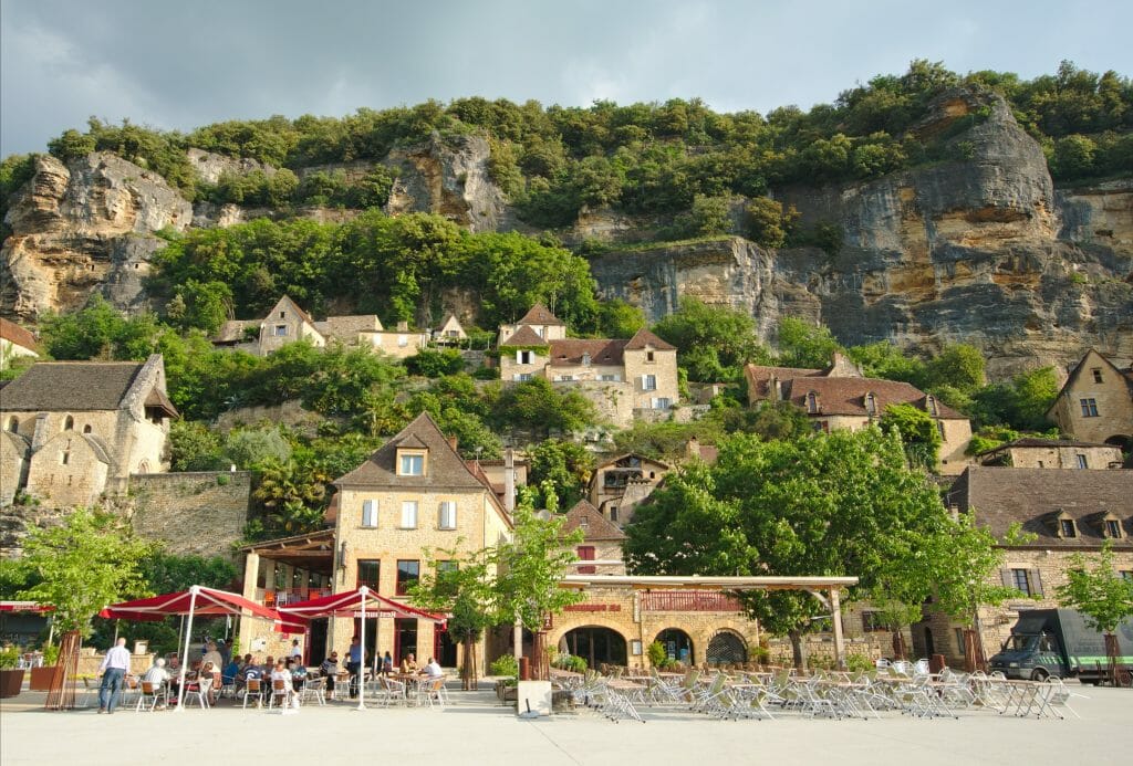 la roque gageac terrasse