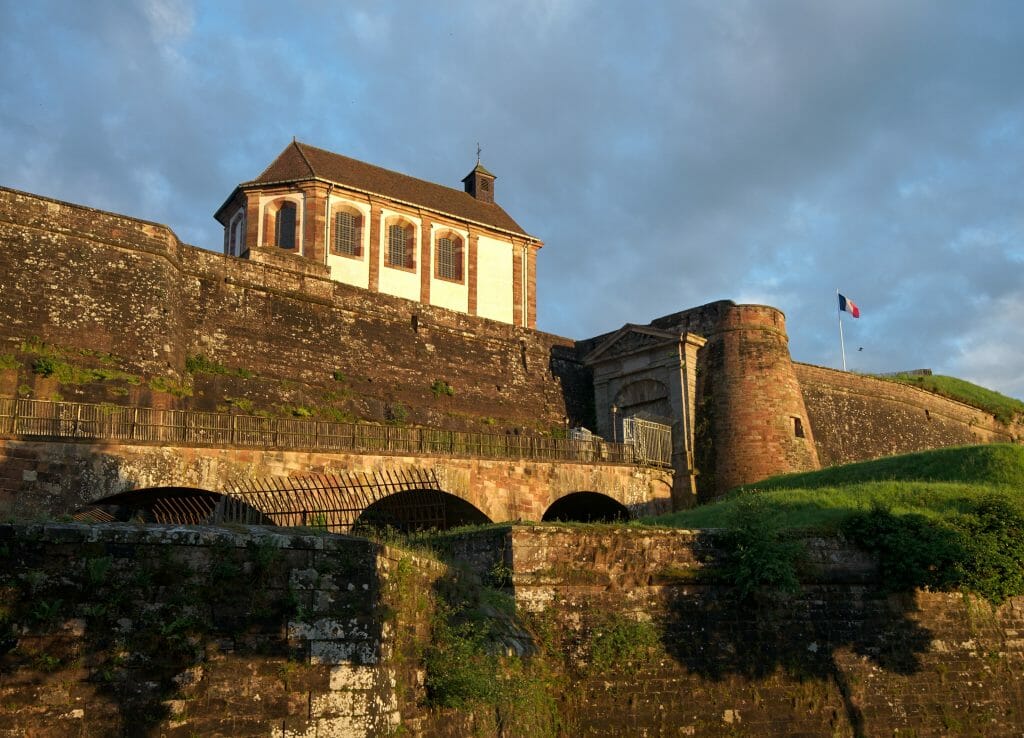 citadelle de bitche, coucher de soleil