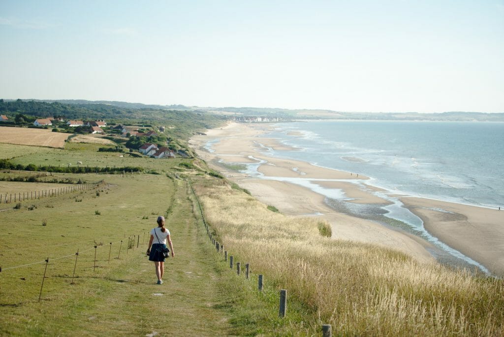 hiking on the opal coast