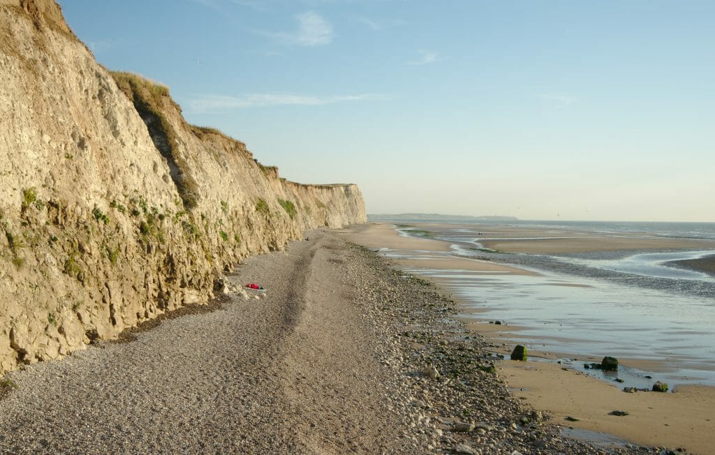 lumière du soir falaises