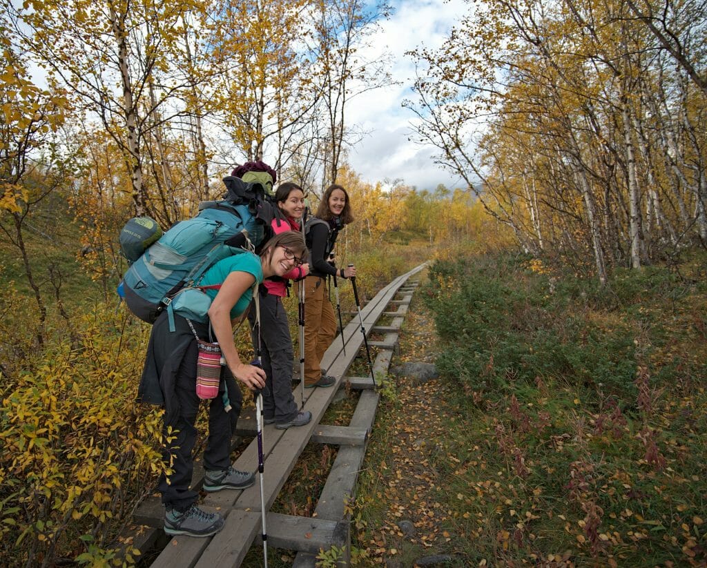 trek du kungsleden septembre 2018