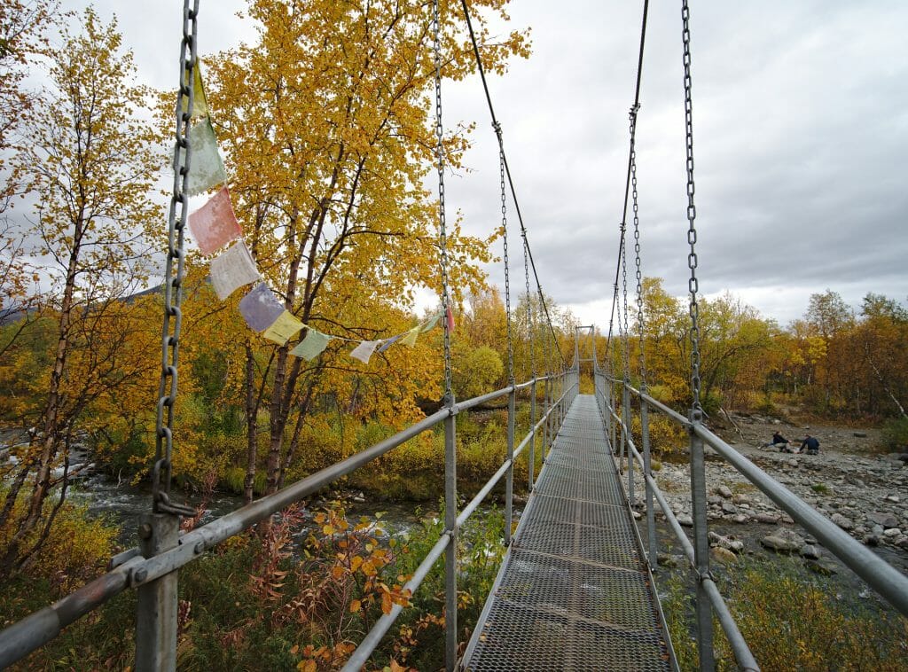 pont, trek du kungsleden