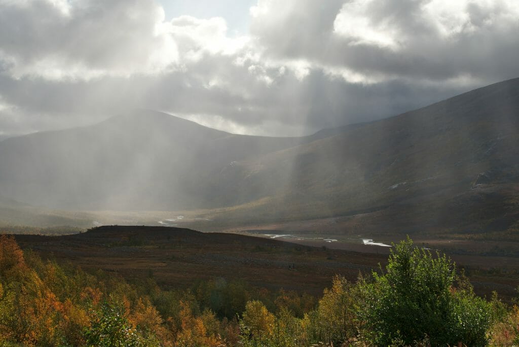 kungsleden, vue kebnekaise