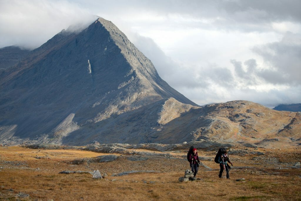 kungsleden, montée au spot bivouac