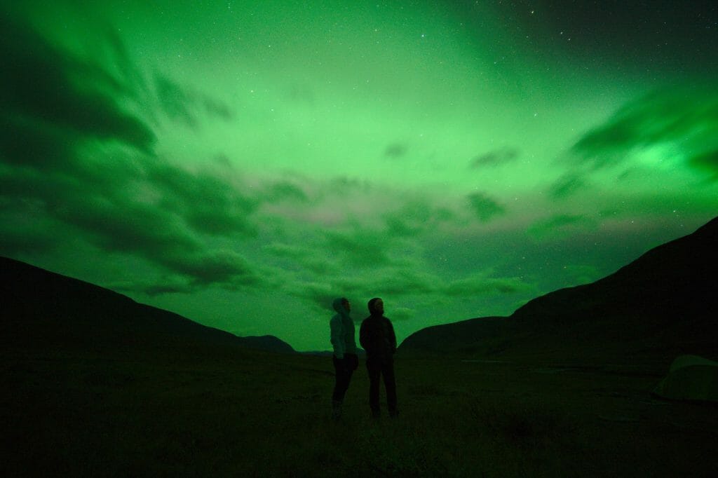 sous le ciel vert de laponie