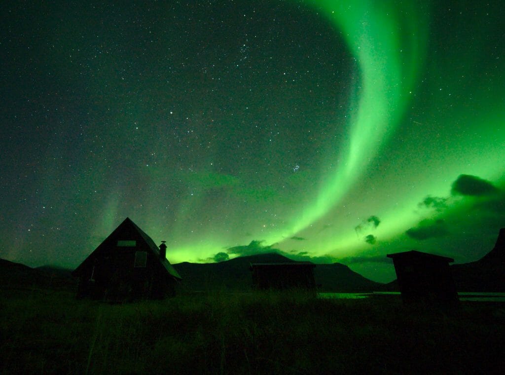 northern lights lapland kungsleden