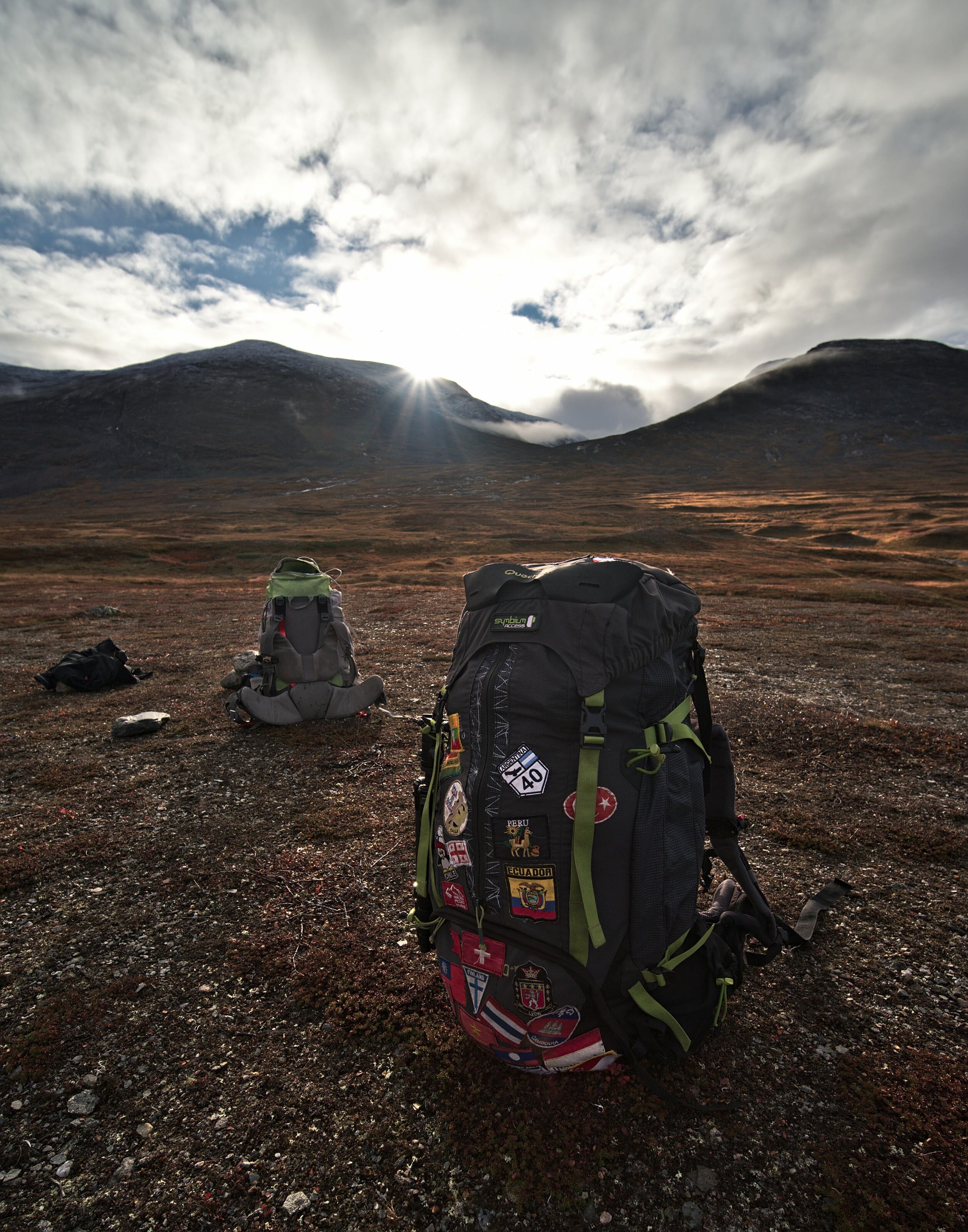 backpack hiking