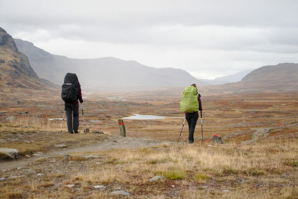 under the rain kungsleden