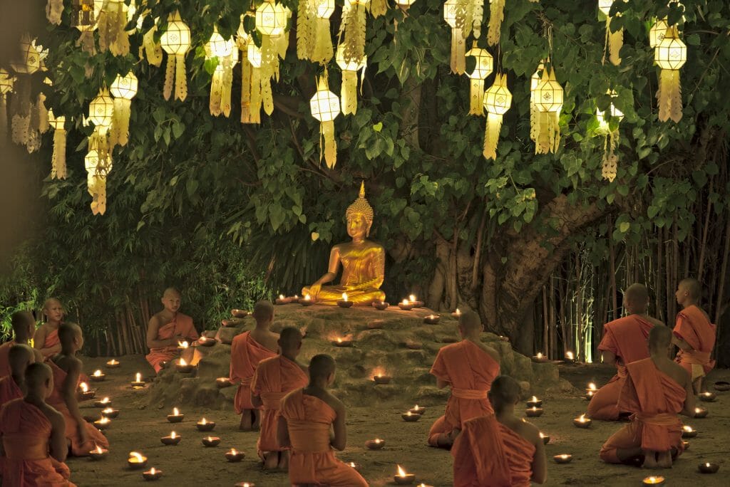 Loy Krathong in Chiang Mai