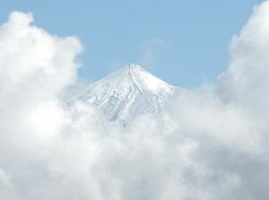 snow on teide