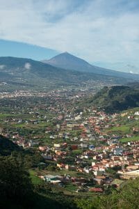 vue sur le teide et la laguna