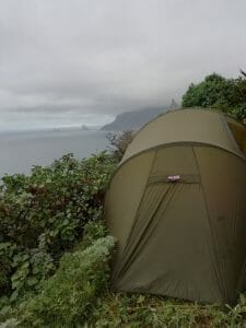 bivouac dans l'anaga