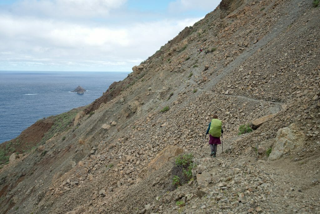 sentier el faro, tenerife