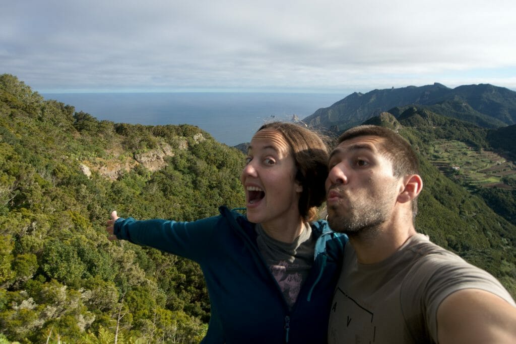 selfie dans l'anaga