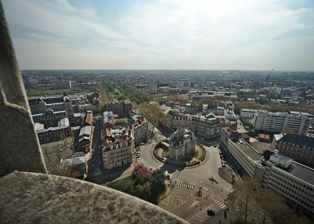 vue depuis le beffroi, lille