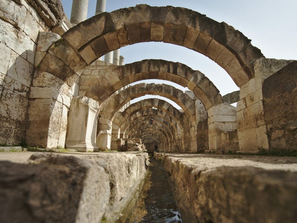 agora à izmir, voûtes