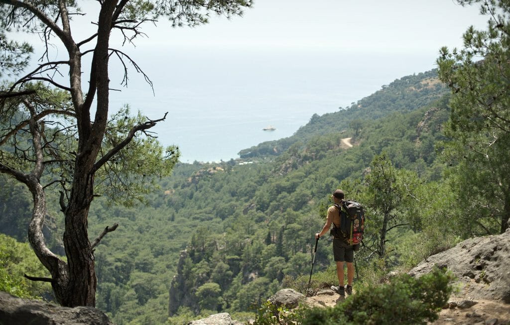 vue en montant à Alinca