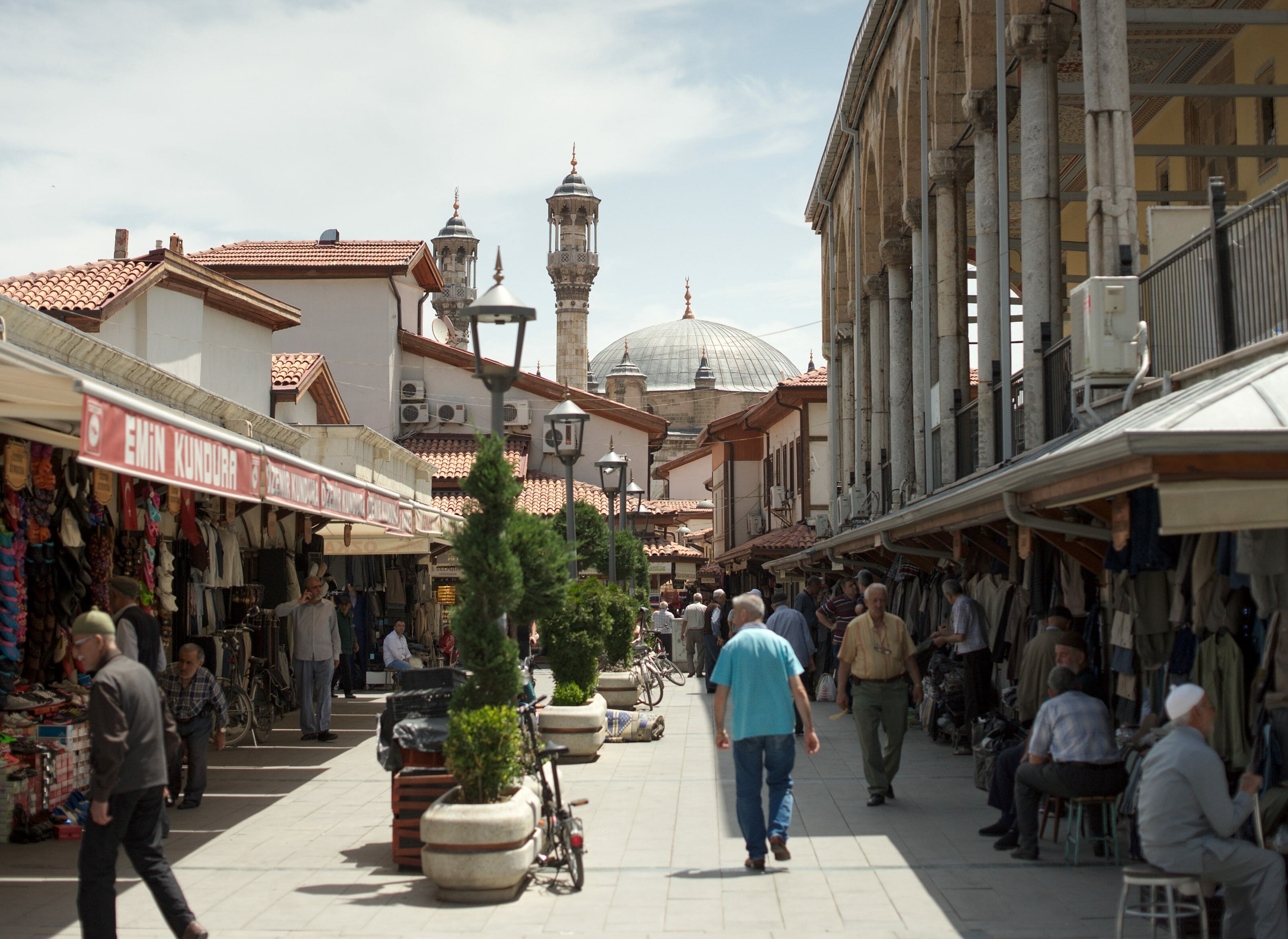 marché et bazzar de Konya