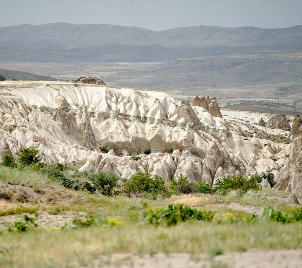 forme des rochers en Cappadoce