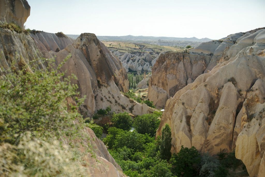 vue sur la vallée rouge