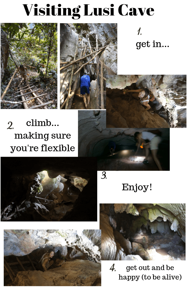 Visiting Lusi Cave