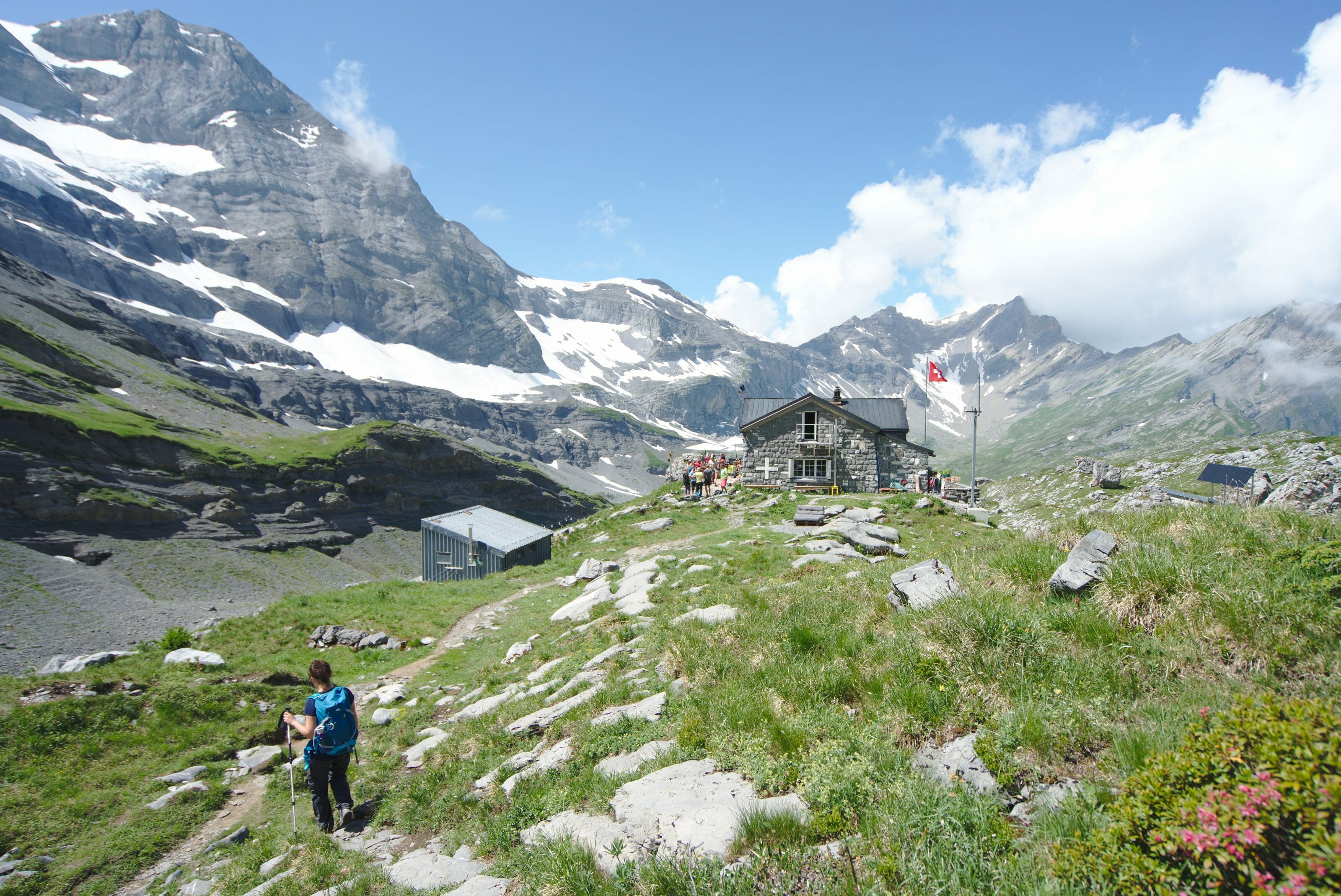 arrivée à la cabane de susanfe