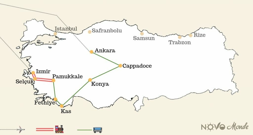 Voyage sac au dos en Turquie notre itinéraire et le budget détaillé